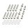 Primary Cover Screw Kit For FL Shovel, FX Shovel Stainless Steel
