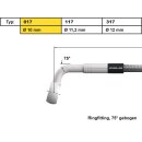 10 mm, Vario Line Banjo Fitting Type 017, 70° Elbow...