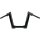 2" Str8UP Softail Handlebars Medium (280mm), Width Lower Tube 300 mm Black Powder Coated Cable Clutch Throttle By Wire