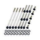 Primary Cover Screw Kit For Softail Satin Black Powder...
