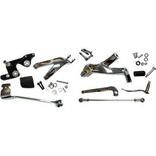 Mid Control to Forward Control Conversion Kit for Softail Milwaukee Eight Chrome