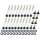 Primary Cover Screw Kit For Sportster Satin Black Powder Coated