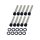 Cam Cover Screw Kit Satin Black Powder Coated