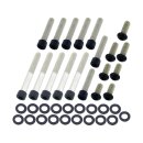 Primary Cover Screw Kit For Dyna, Softail Satin Black...