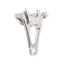 Integrated 125 x 4R Four Piston Caliper Chrome Rear