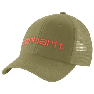 Canvas Mesh-Back Logo Graphic Cap