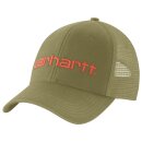 Canvas Mesh-Back Logo Graphic Cap