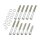 Cam Cover Screw Kit Stainless Steel