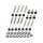 Primary Cover Screw Kit For Sportster Satin Black Powder Coated