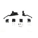 82-95 Early Style Handle Bar Control Kit Black 5/8" Single Disc