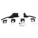 82-95 Early Style Handle Bar Control Kit Black 5/8" Single Disc