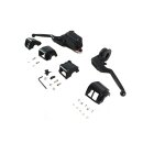 82-95 Early Style Handle Bar Control Kit Black 5/8" Single Disc