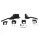 82-95 Early Style Handle Bar Control Kit Black 5/8" Single Disc