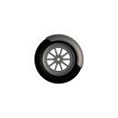 Ricks 150mm Tire Bobber Rear Fender Raw Steel