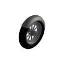 Ricks 150mm Tire Bobber Rear Fender Raw Steel