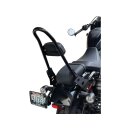 Tall Rigid Curved Sissy Bar with Pad for Nightster RH
