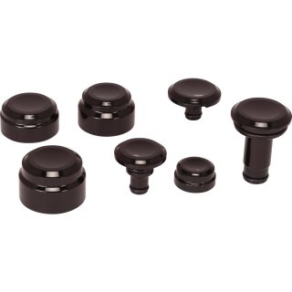 Smooth Cover Kit for Softail Matte Black Powder Coated