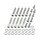 Primary Cover Screw Kit For Touring Stainless Steel
