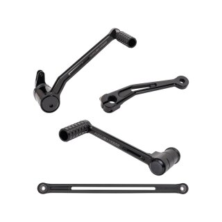Speedliner Brake and Shift Arm Control Kit with Solo Shifter Black