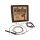 14" Gorilla Bar Cable Kit Stainless Steel Clear Coated Cable Clutch ABS