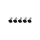 Point Cover Screw Kit Supplied are 5 screws Satin Black Powder Coated