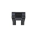 8" Fast Back Risers CNC milled for OEM HD or KOSO Digital Speedometer Black 1" Anodized