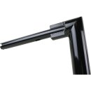 2" Str8UP Softail Handlebars Extra Tall (430mm), Width Lower Tube 300 mm Black Powder Coated Hydraulic Clutch Throttle By Wire