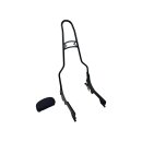 23" Quick Release Sissy Bar with Pad Gloss Black Powder Coated