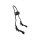 23" Quick Release Sissy Bar with Pad Gloss Black Powder Coated