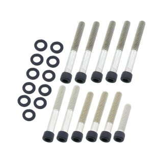 Cam Cover Screw Kit Satin Black Powder Coated