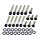 Primary Cover Screw Kit For Touring Satin Black Powder Coated