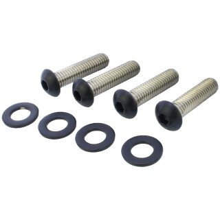 Fender Strut Screw Kits Supplied are 4 screws and 4 washers (strut to frame) Satin Black Powder Coated