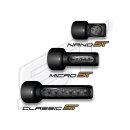 Micro ST Series LED Turn Signals Anodized Black Smoke LED