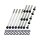 Primary Cover Screw Kit For Dyna, Softail, Touring Satin Black Powder Coated