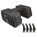 Route 1 Road Trip Saddlebags Black