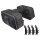 Route 1 Road Trip Saddlebags Black
