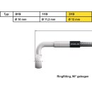 12 mm, Vario Line Banjo Fitting Type 319, 90° Elbow...