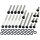 Primary Cover Screw Kit For Dyna, Softail Satin Black Powder Coated