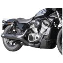 Single Slip-On Muffler Set Black Ceramic Coated