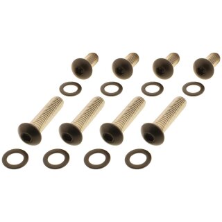 Fender Strut Screw Kits Supplied are 8 screws and 4 washers Satin Black Powder Coated