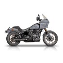 Softail 2 in 1 Full System Exhaust Endcap Revolver Black...