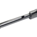 2" Str8UP Softail Handlebars Tall (380mm), Width Lower Tube 300 mm Black Powder Coated Hydraulic Clutch Throttle By Wire
