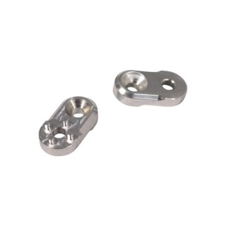 Flex Peg Adapters Silver 22 mm