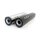 Miller, Independence slip-on mufflers. Euro 4. Matte black