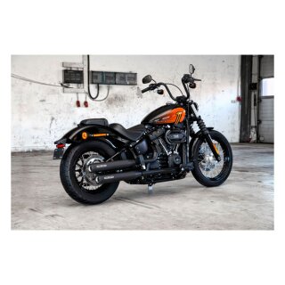 Miller Destiny Euro 5 Auspuff Schalldämpfer schwarz matt für Harley Street Bob 21-23