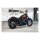 Miller Destiny Euro 5 Auspuff Schalldämpfer schwarz matt für Harley Street Bob 21-23