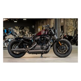 Miller, Silverado III slip-on mufflers. Euro 4. Matte black