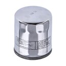 Athena, spin-on oil filter. Chrome