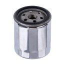 Athena, spin-on oil filter. Chrome