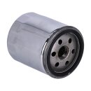 Athena, spin-on oil filter. Chrome